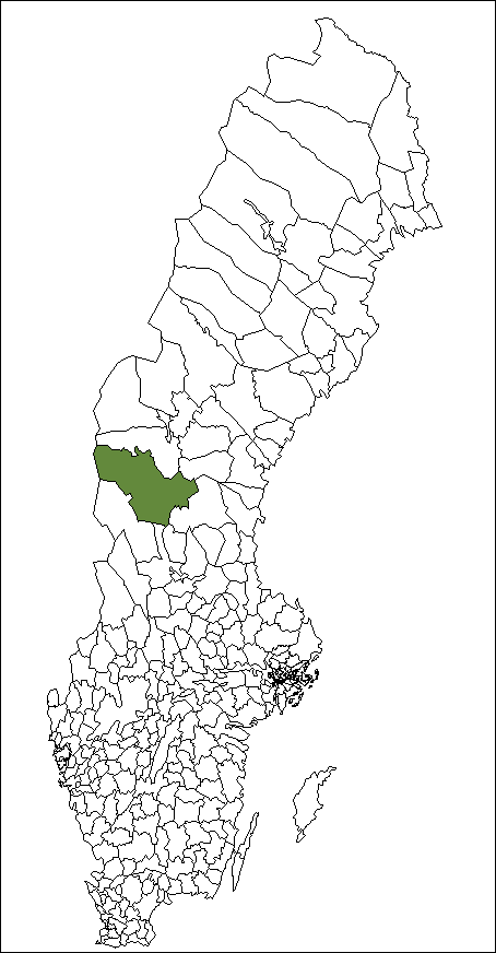 Karta över området