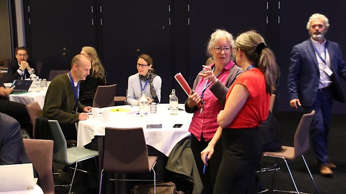 Foto taget i konferensrummet, Malmö Live, i samband med konferensen.