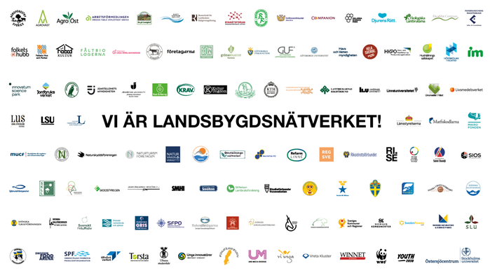 Kollage med loggor från alla medlemmar i nätverket.