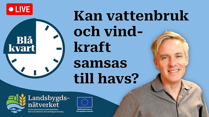 Grafik med logga för Blå kvart, porträttbild på Carl Dahlberg samt ämnet i text.