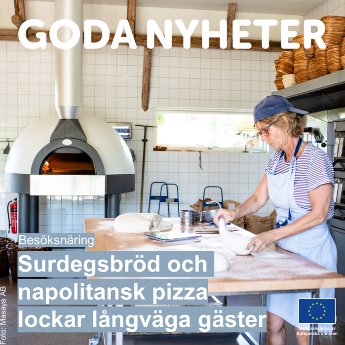 Goda nyheter. Surdegsbröd och napolitansk pizza lockar långväga gäster.